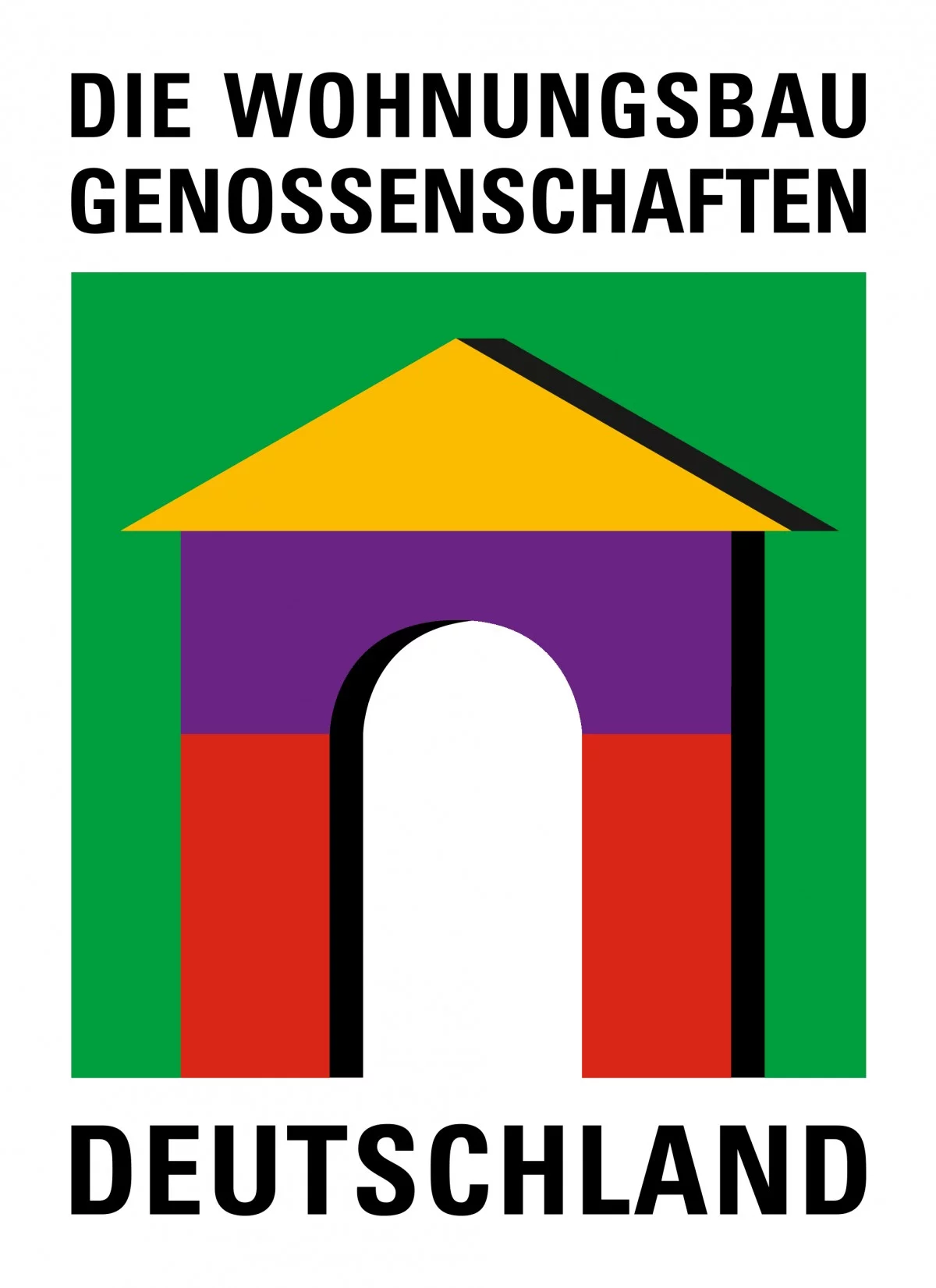 Logo Wohnungsbaugenossenschaften Deutschland Grafik Logo Wohnungsbaugenossenschaften Deutschland