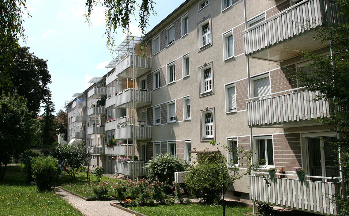 Haus im Wohngebiet Badbrunnen