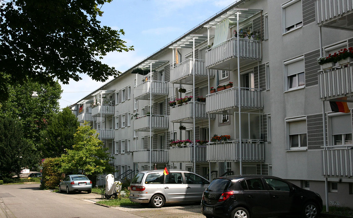 Haus im Wohngebiet Badbrunnen