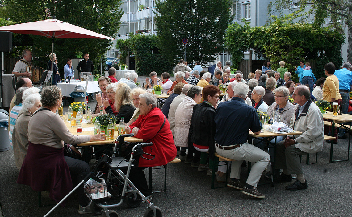 Haus im Wohngebiet Badbrunnen