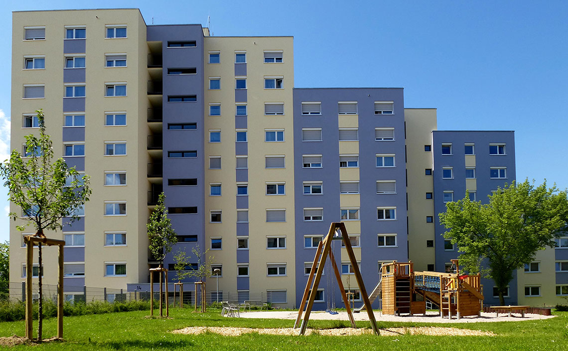 Haus im Wohngebiet Neugereut