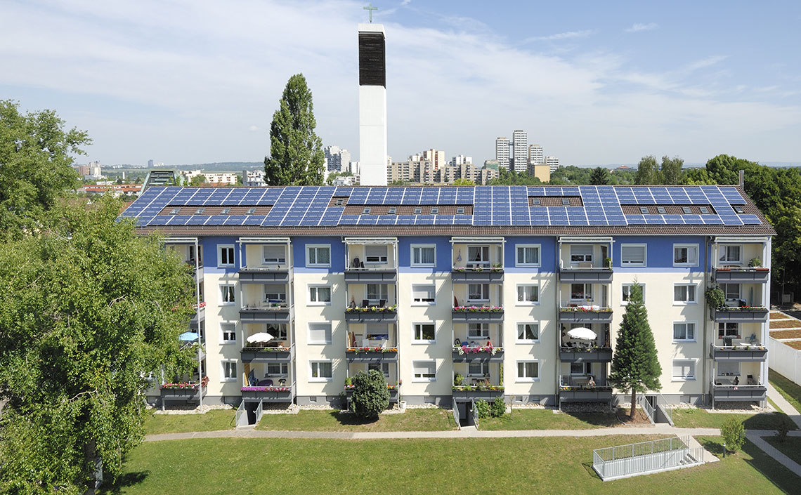 Haus im Wohngebiet Steinhaldenfeld